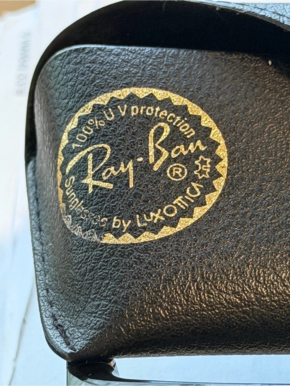 Ray-Ban Black Frame Sunglasses with Dark Lenses